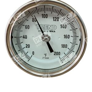 Wika 3946K175 - Wika Trend 0-200F 6" Probe 1/2NPT 2Deg Subdivision Thermomet