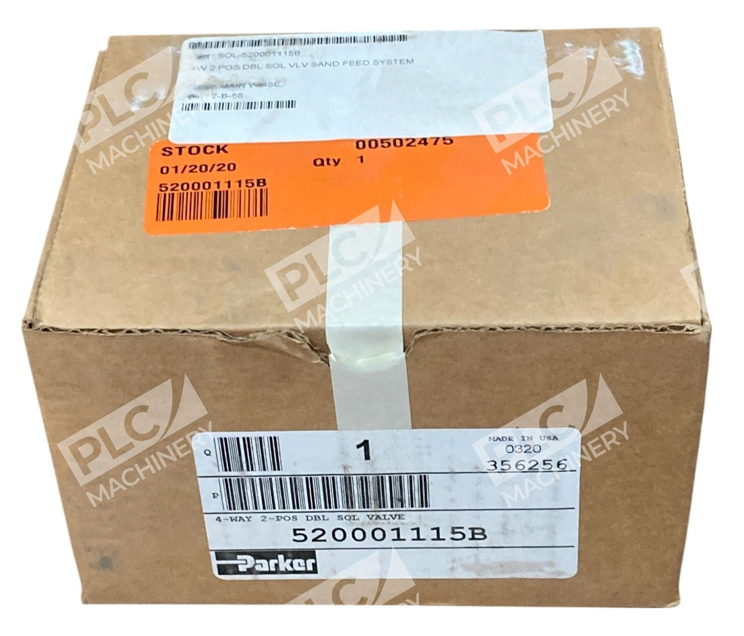 Parker 7C111P3 150PSI 4-Way 2-Pos Double Solenoid Valve 520001115B - Image 2