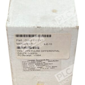 Orange 1201PG-1A-2.5B - Orange Research 1201-S1007 3000PSI 0-50PSI Pressure Gauge 12