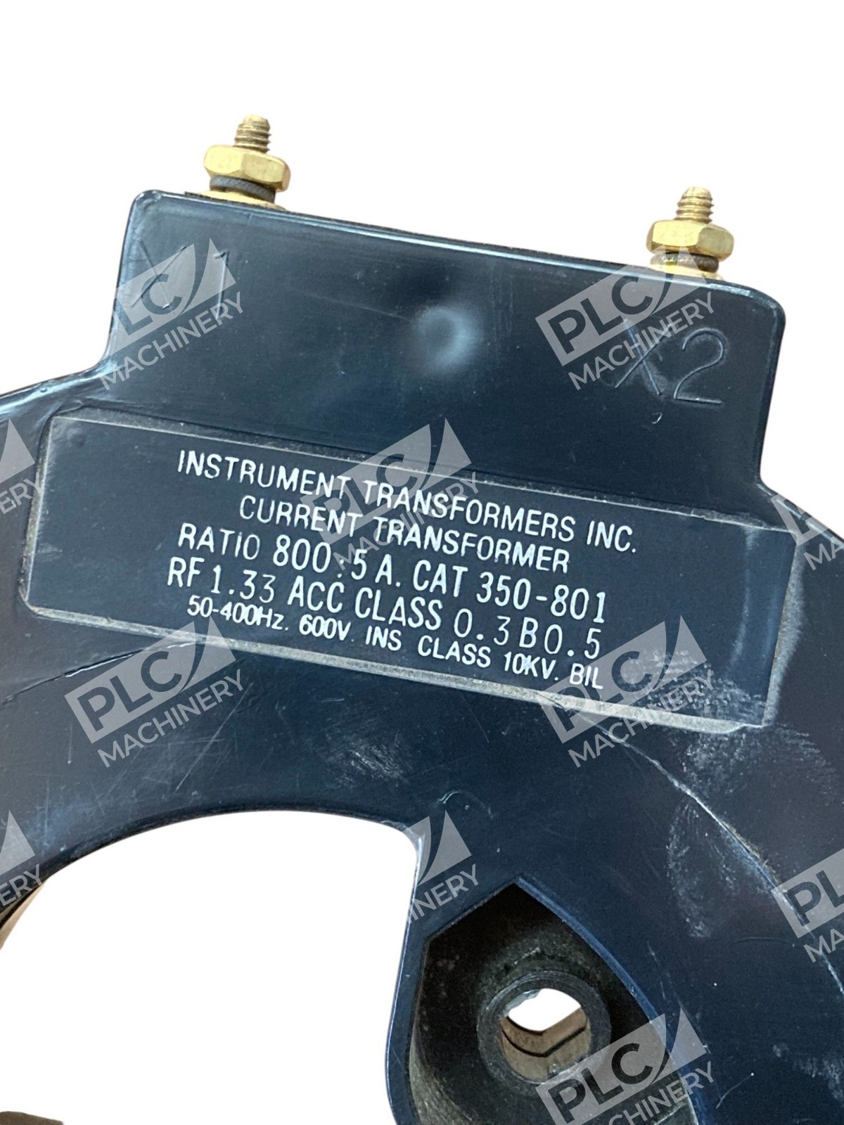 Instrument Transformers Inc 800:5A RF 1.33 Current Transformer 350-801 - Image 4