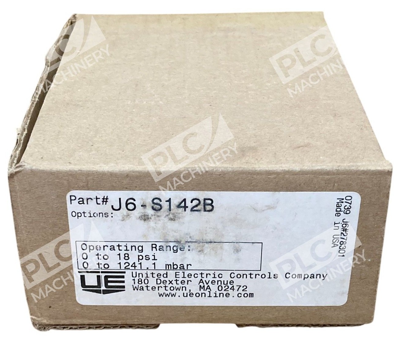 United Electric UE 0-18PSi 25PSI 549A Pressure Switch J6 S142B - Image 2