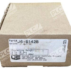 United Electric J6 S142B - United Electric UE 0-18PSi 25PSI 549A Pressure Switch J6 S14