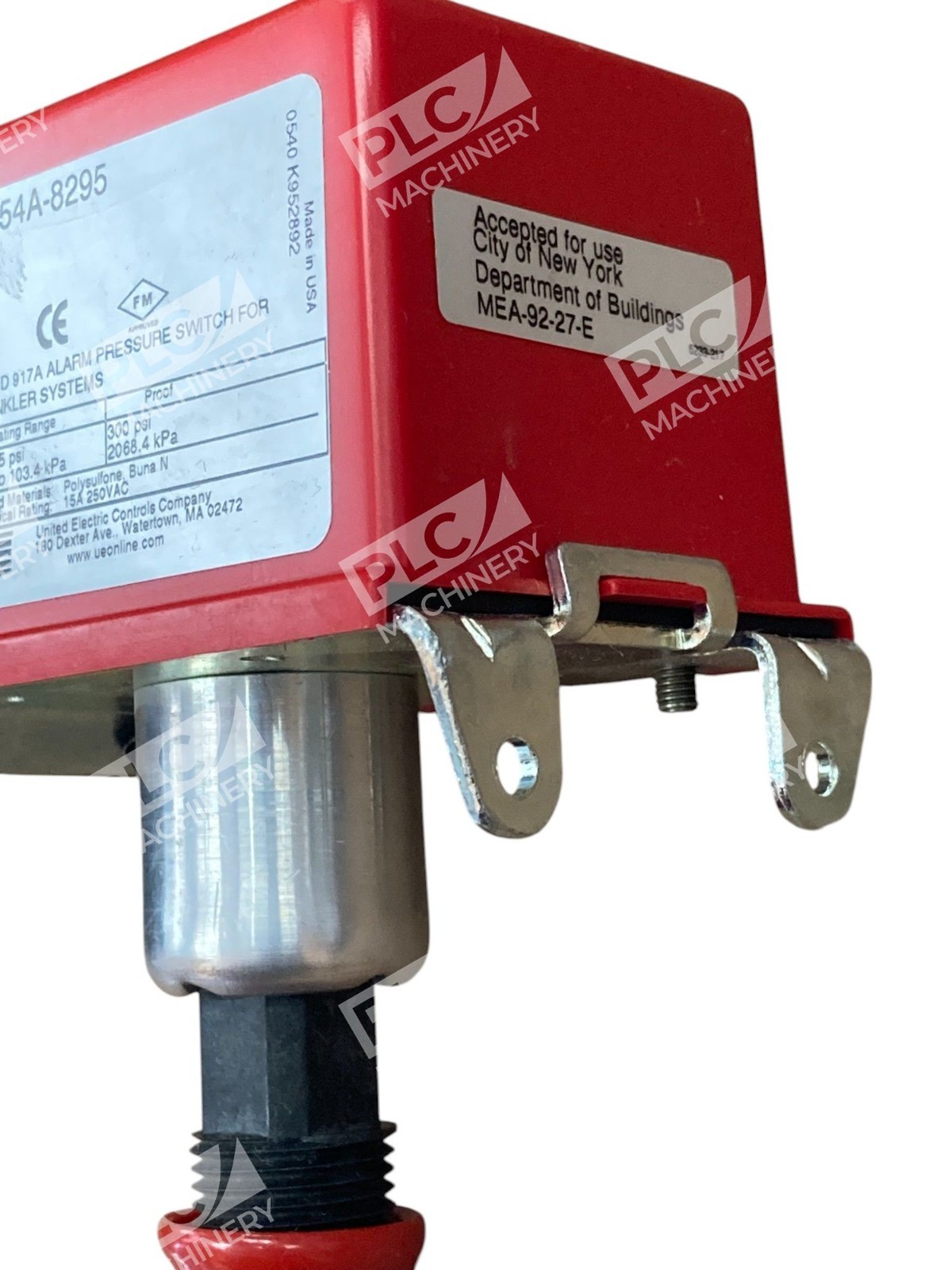 United Electric UE 2-15PSI 13.8-103.4kPa Pressure Switch J54A-8295 - Image 7