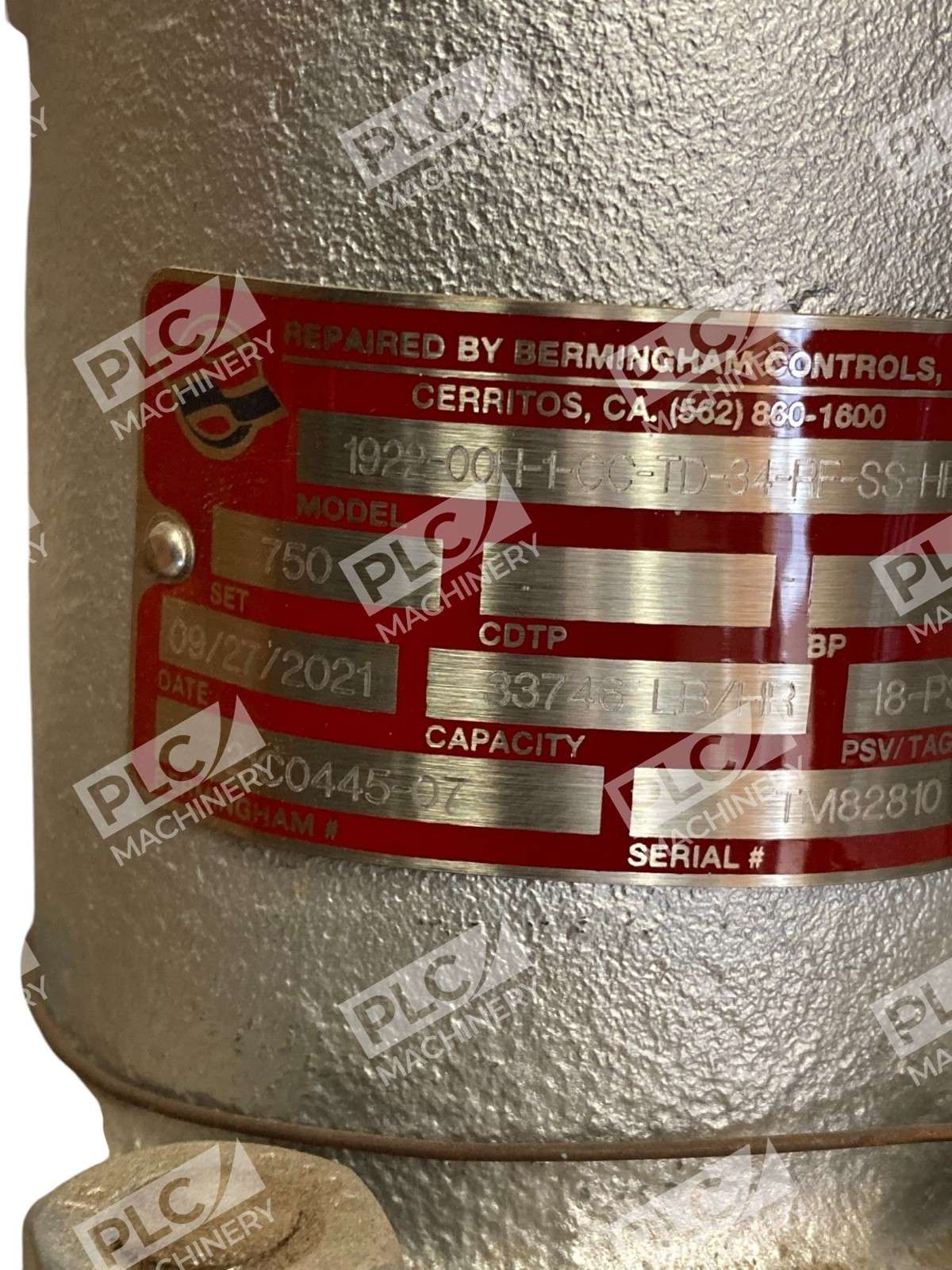 Consolidated Dresser 2 750PSI Relief Valve 1922-00HT-1-CC-TD-34-RF-SS-HP - Image 14
