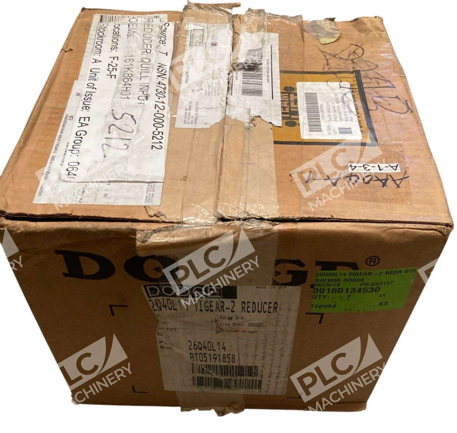 Dodge BT05191858 40:1 1685LB-IN Tigear-2 Reducer 26Q40L14 - Image 2