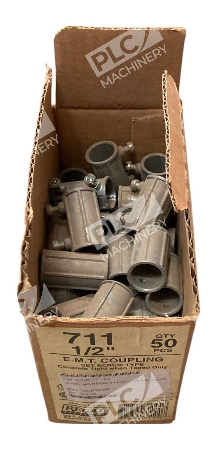 Regal Set Screw Type EMT Coupling 711 1/2" (Box of ~50) - Image 2