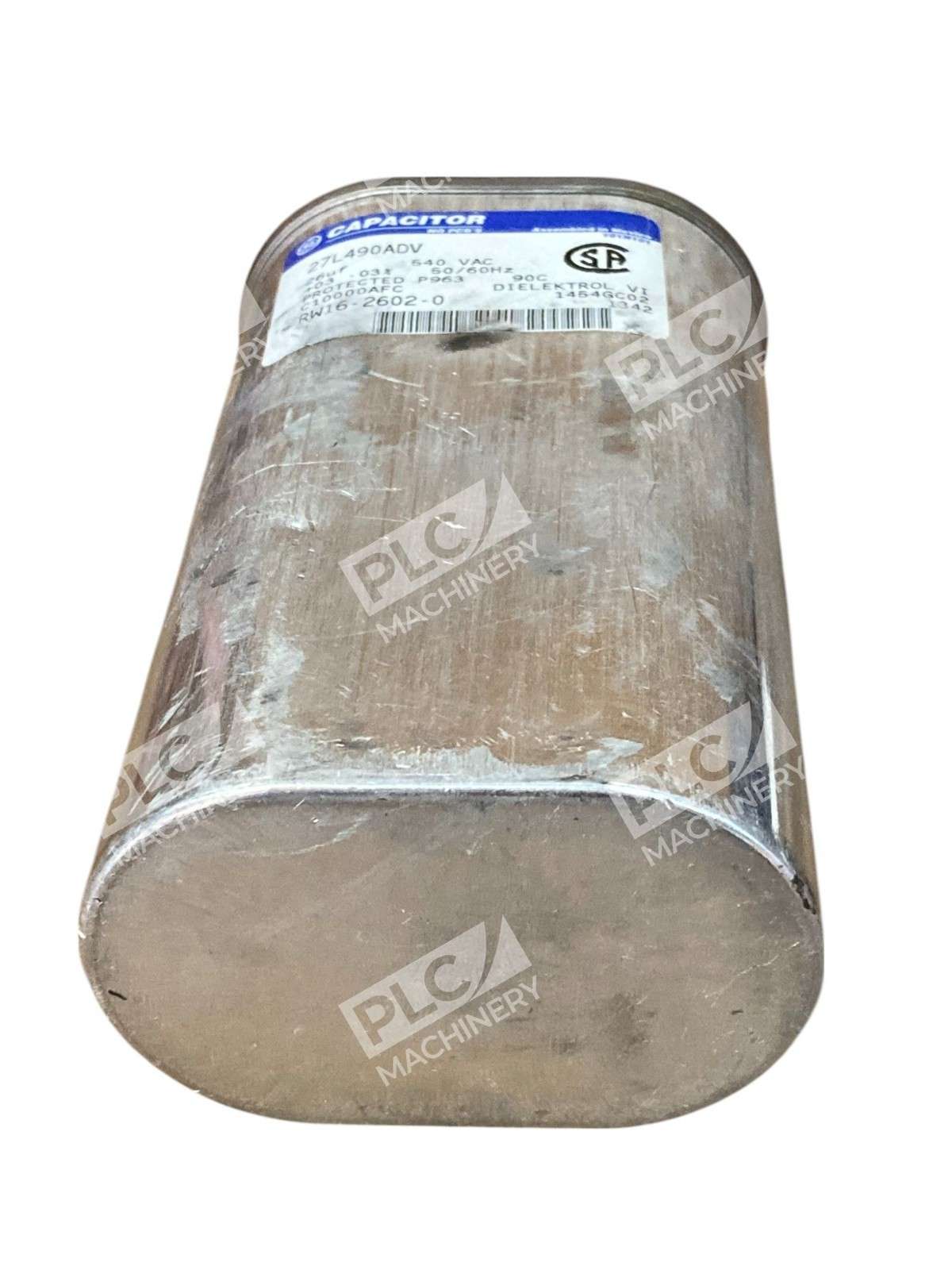 GE 26uf 540VAC RW16-2602-0 1454GC02 Capacitor 27L490ADV - Image 7