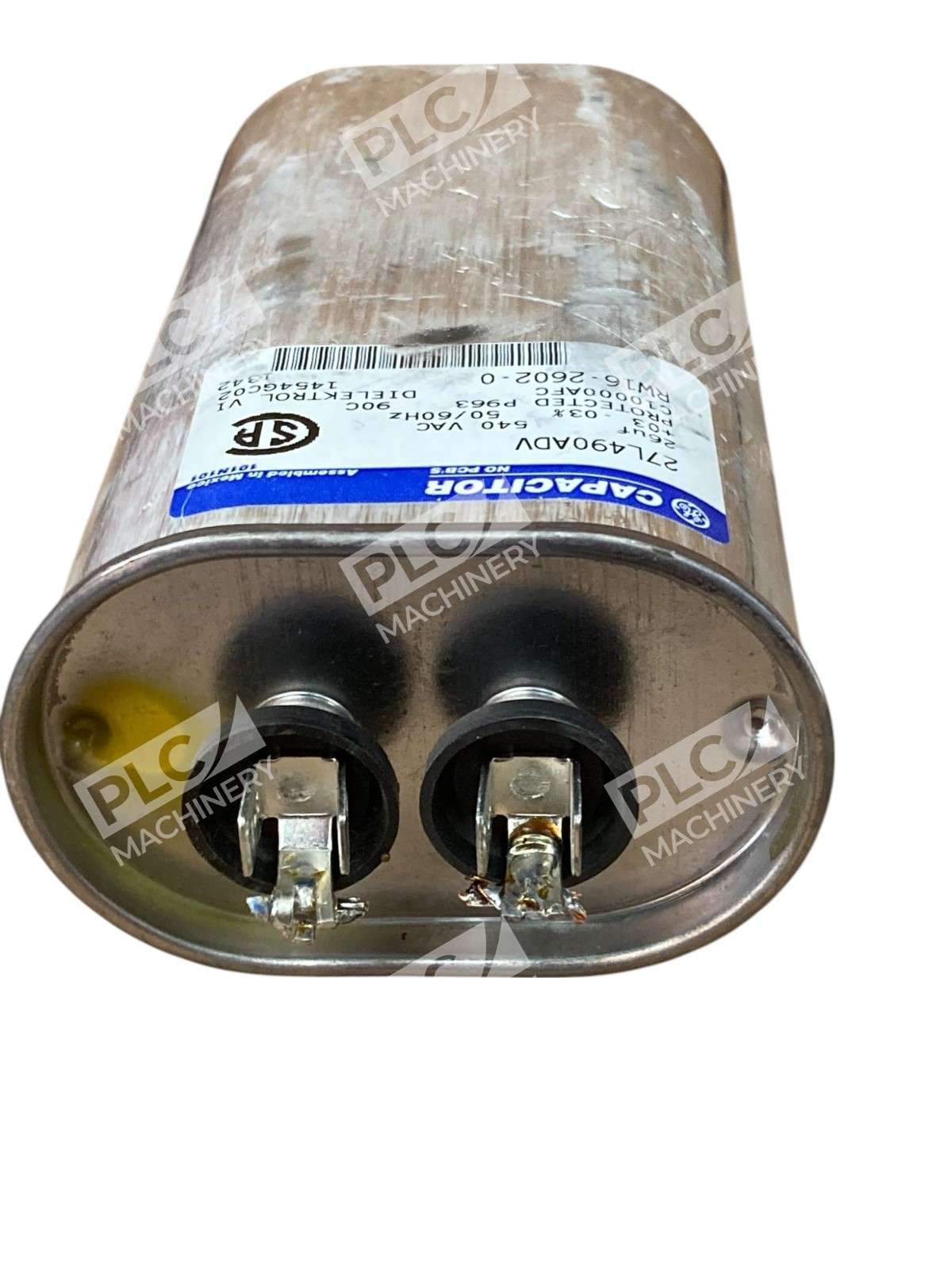 GE 26uf 540VAC RW16-2602-0 1454GC02 Capacitor 27L490ADV - Image 3