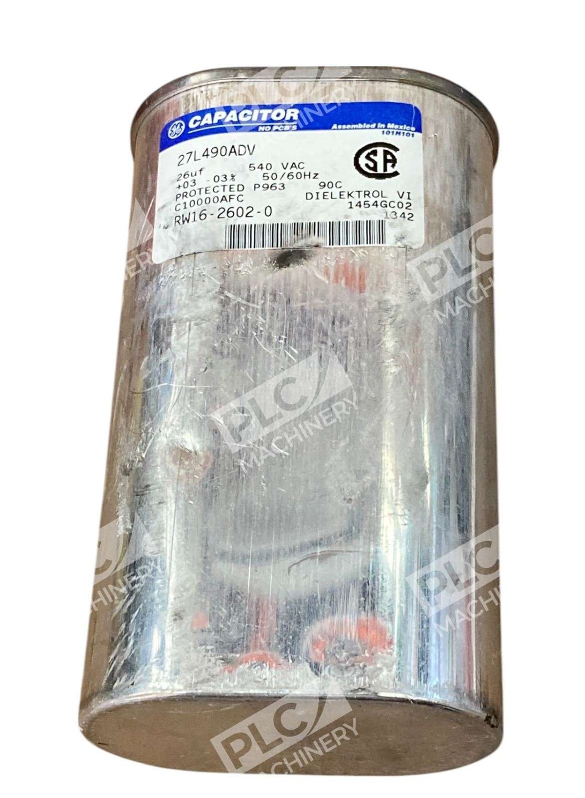 GE 27L490ADV - GE 26uf 540VAC RW16-2602-0 1454GC02 Capacitor 27L490ADV