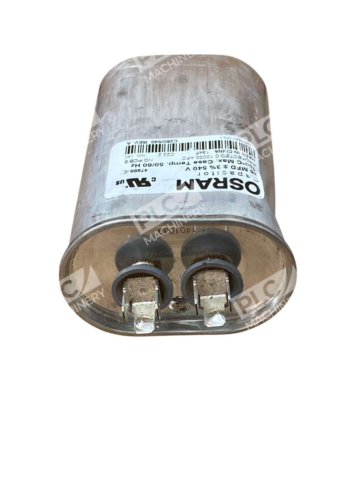 Osram 26MFD 540V C260/540 Rev A Capacitor 47988-C Dented - Image 4