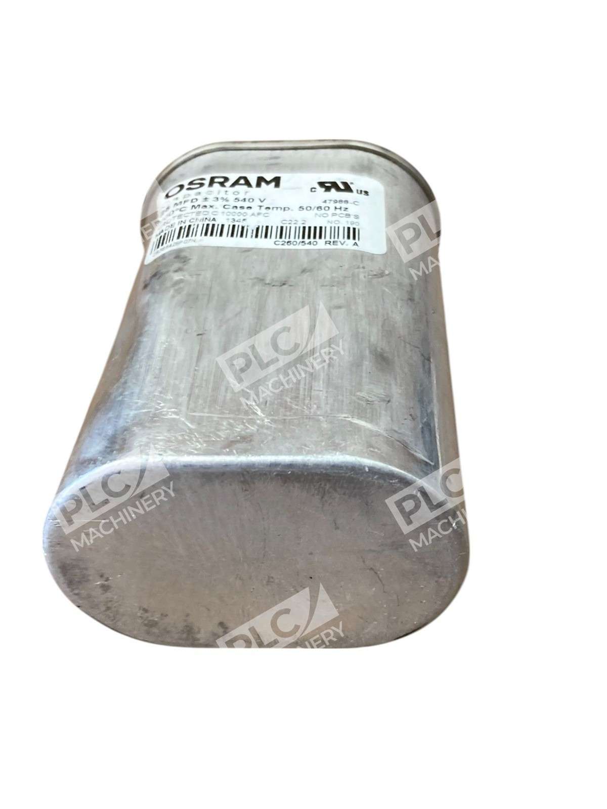 Osram 26MFD 540V C260/540 Rev A Capacitor 47988-C Dented - Image 6