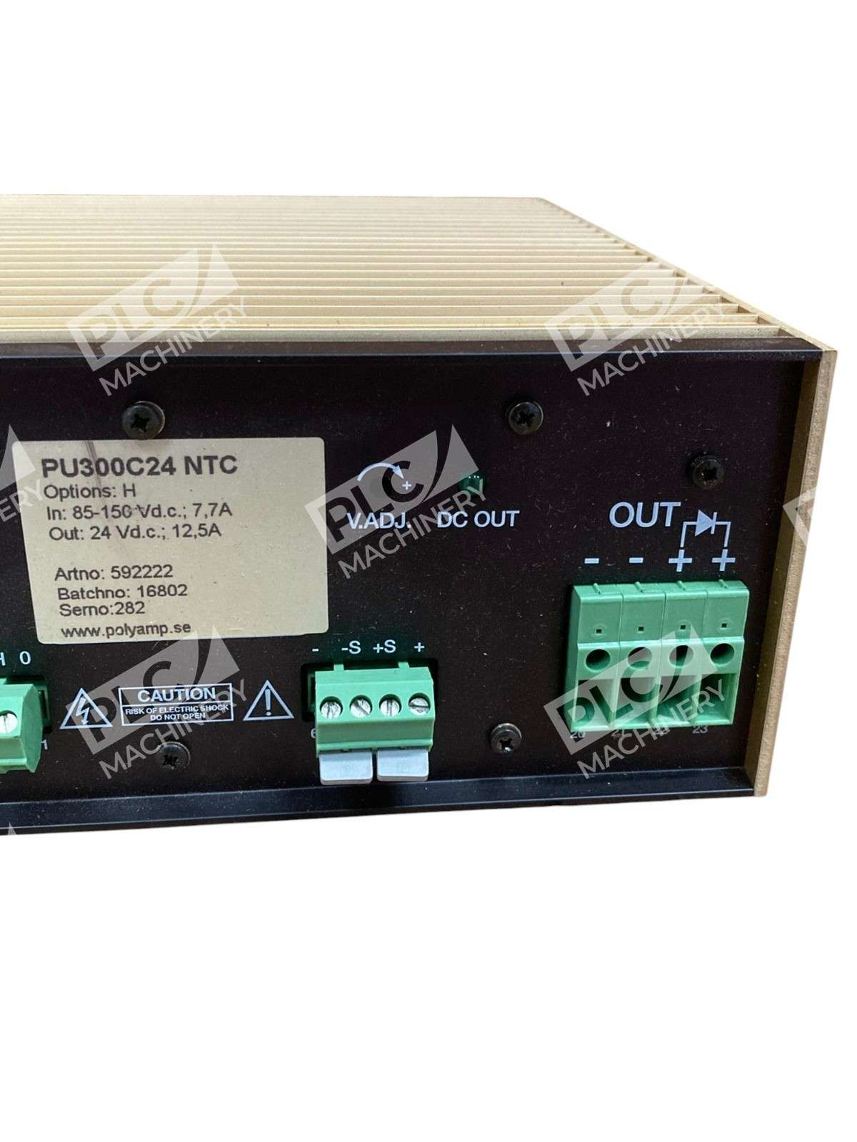 Polyamp Options H In 85-150VDC 7.7A Out 24VDC 12.5A DC/DC Converter PU300C24 NTC - Image 4