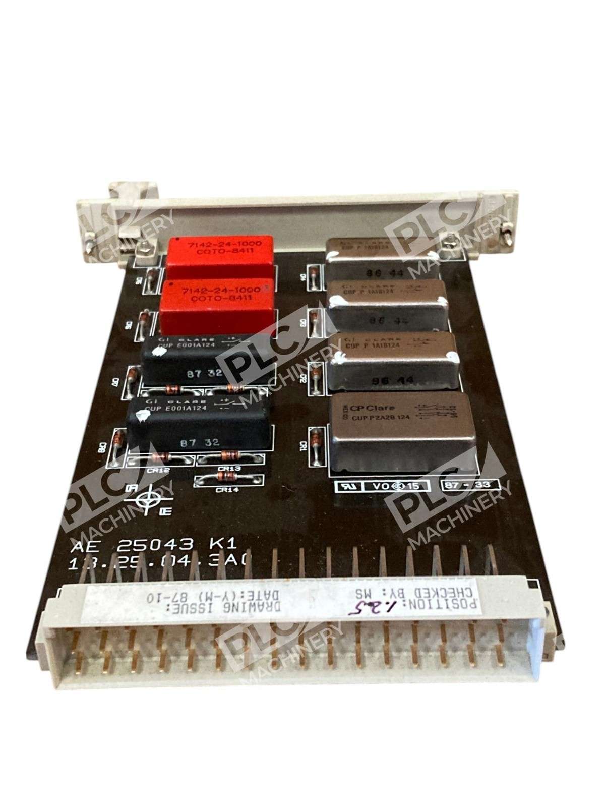 ABB AE 25043 K1 13.25.04.3A0 Relay Circuit Board 265351 - Image 3
