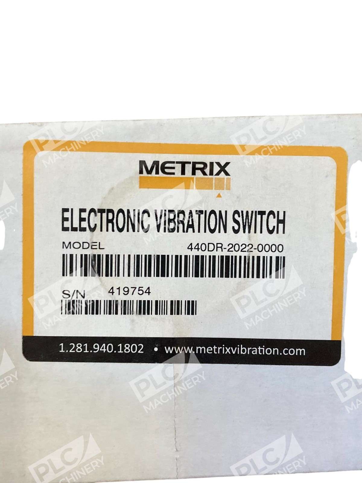 Metrix Electronic Model 440 100-130VAC 4W Vibration Switch 440DR-2022-0000 - Image 3