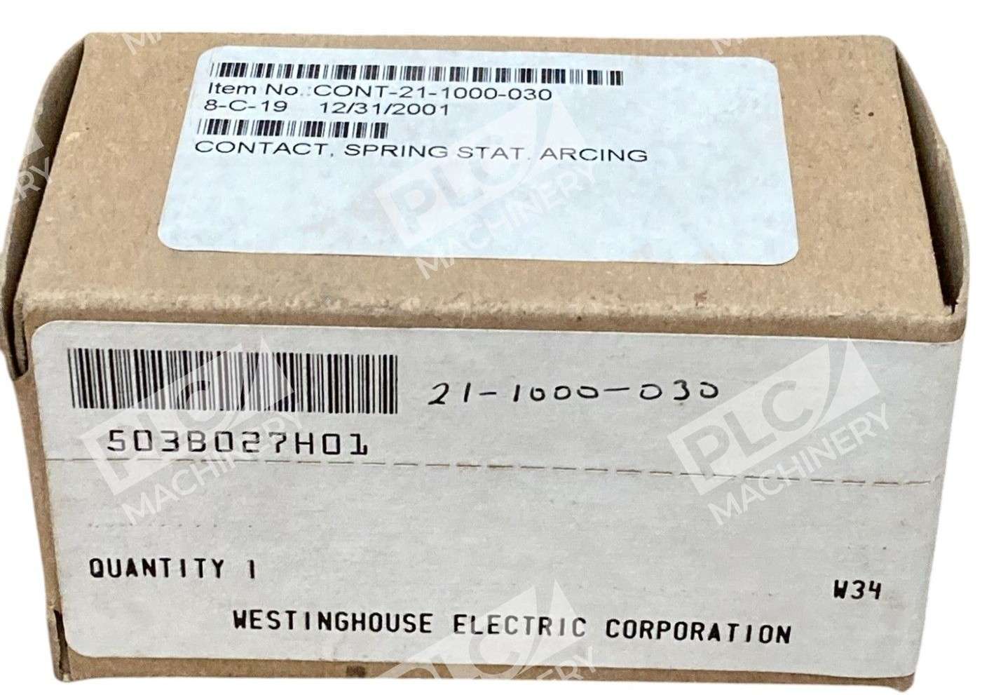 Westinghouse 503B027H01 - Westinghouse 21-1000-030 Spring 503B027H01