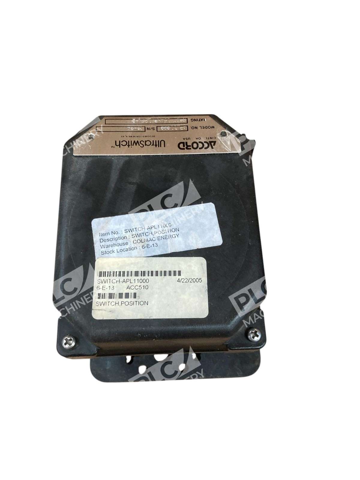 Accord UltraSwitch SPDT 15A 125VAC Position Switch APL11000 - Image 9