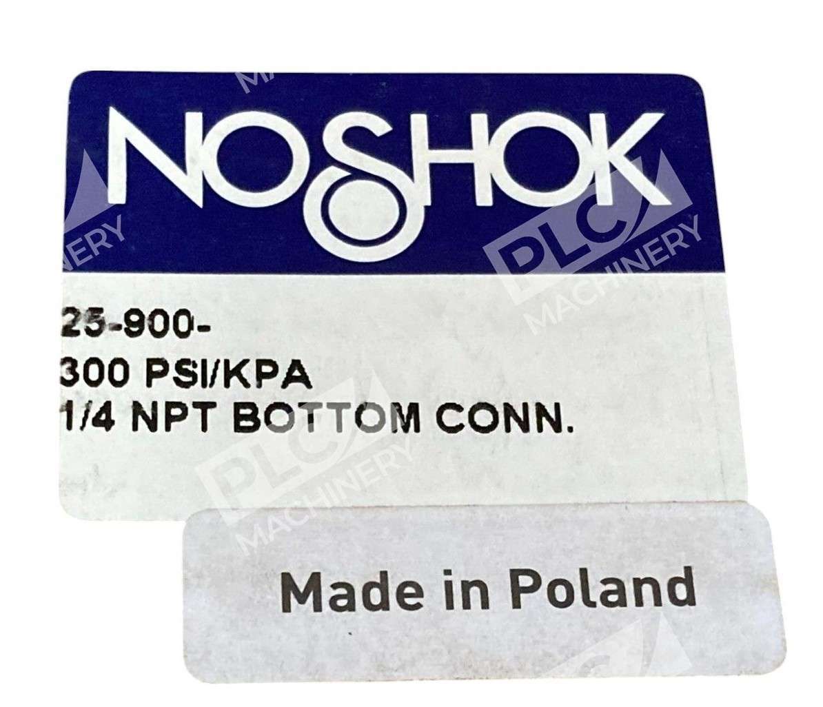 Noshok 300PSI/KPA 1/4NPT Bottom Connector Pressure Gauge 25-900-300 - Image 3