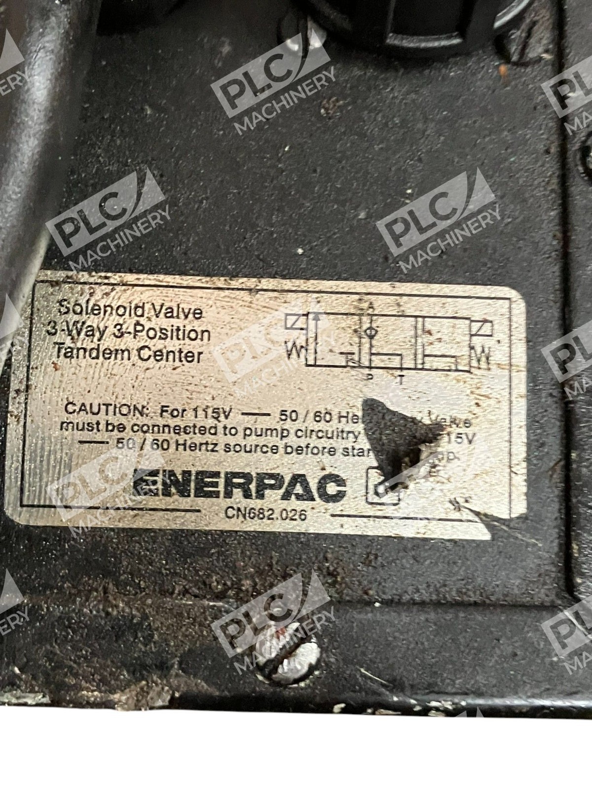 Enerpac D1604C CN682.026 1HP 115V 19.5A 60Hz 1Phase Hushh-Pup Pump PER2032 - Image 5