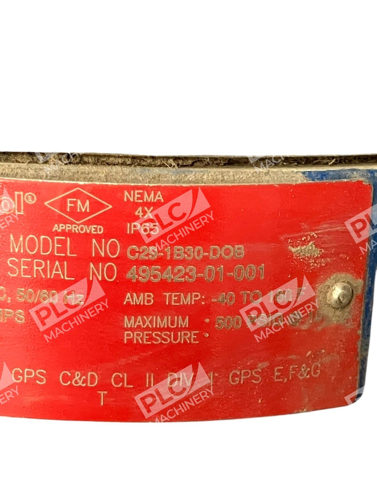 Magnetrol 10A 120VAC 50/60Hz Pmax 500PSIG Level Switch C29-1B30-DOB - Image 5