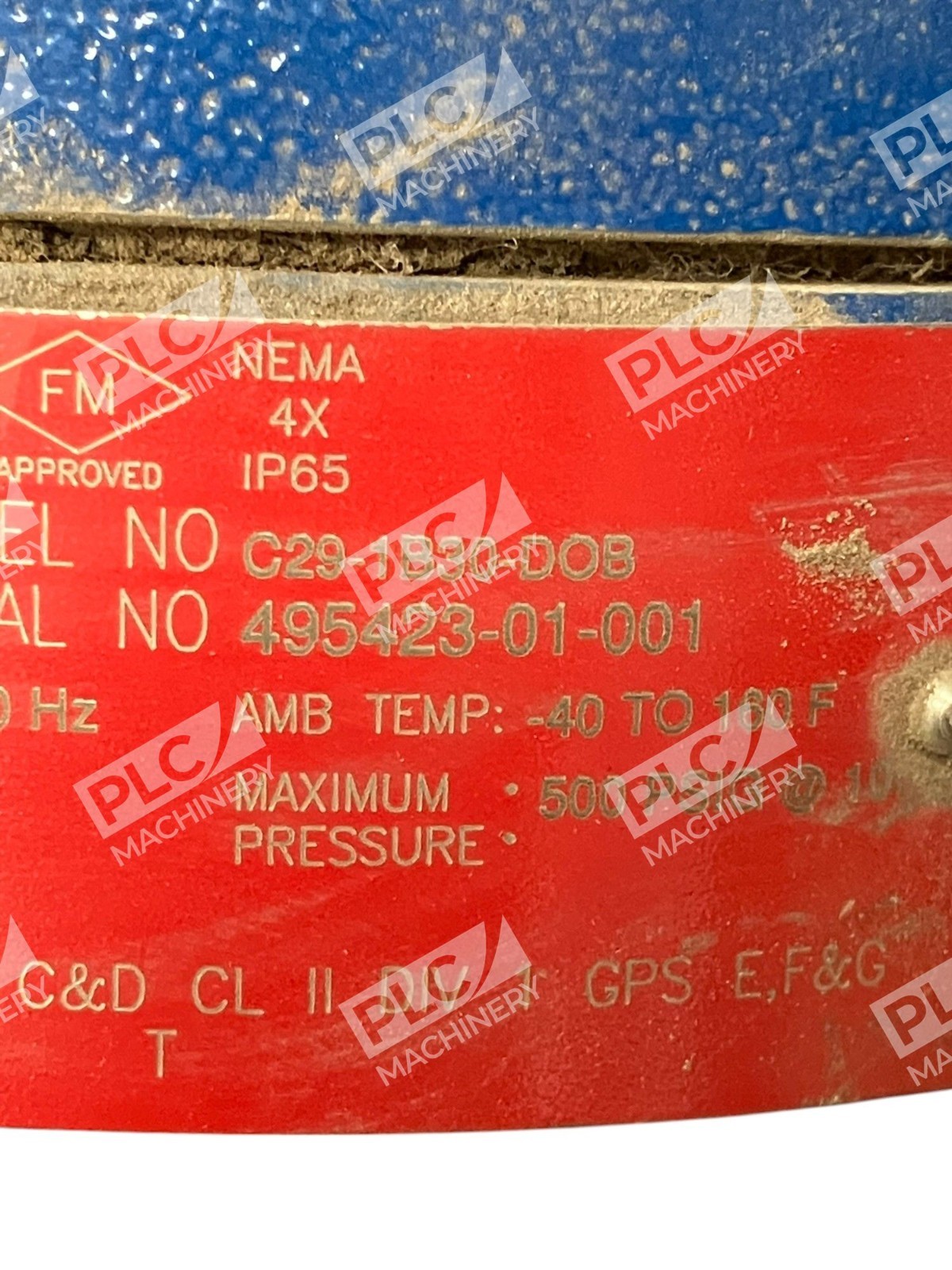 Magnetrol 10A 120VAC 50/60Hz Pmax 500PSIG Level Switch C29-1B30-DOB - Image 6