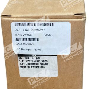 Noshok 25-200-5-PSI - Noshok 1/4"NPT 2.5" 0-5PSI Diaphragm Pressure Gauge 25-200-5