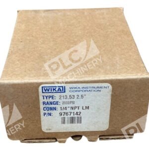 Wika 9767142 - Wika 213.52 2.5" 2000PSI 1/4"NPT Pressure Gauge 9767142
