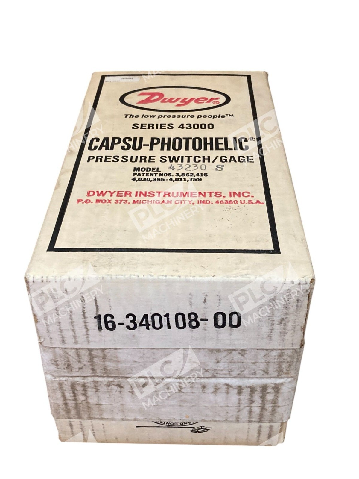 Dwyer Series 43000 Capsu-Photohelic Pressure Switch Gage 43230S - Image 9