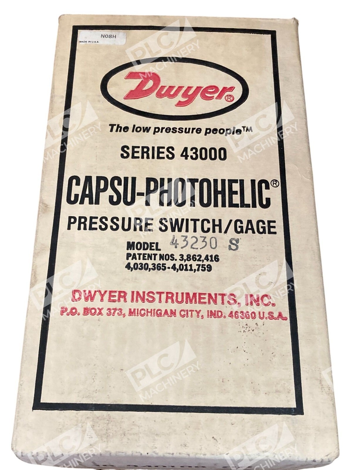 Dwyer Series 43000 Capsu-Photohelic Pressure Switch Gage 43230S - Image 2