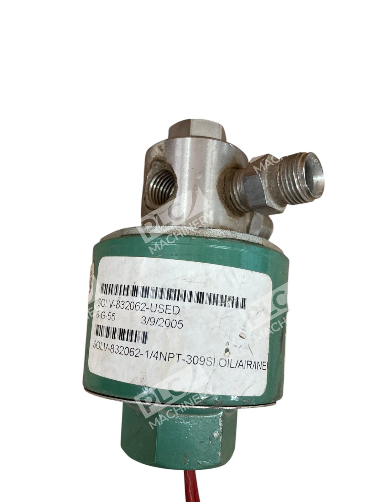 Asco 832062T Red Hat 1/4NPT Solenoid Valve - Image 3
