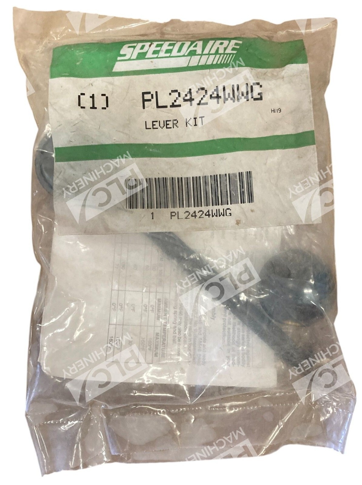 Speedaire PL2424WWG - Speedaire Lever Kit PL2424WWG