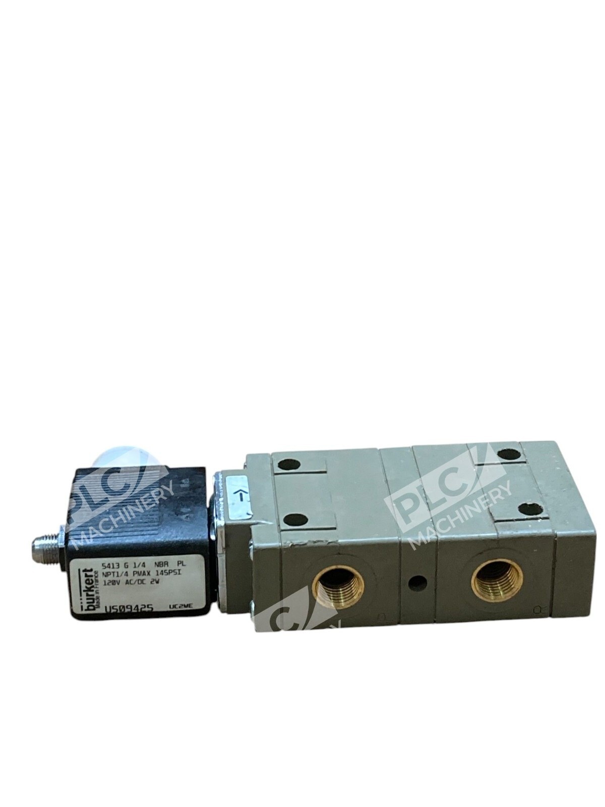 Burkert US09425 2W 120VAC/DC NPT1/4 145PSI Solenoid Valve 5413 G 1/4 NBR PL - Image 4