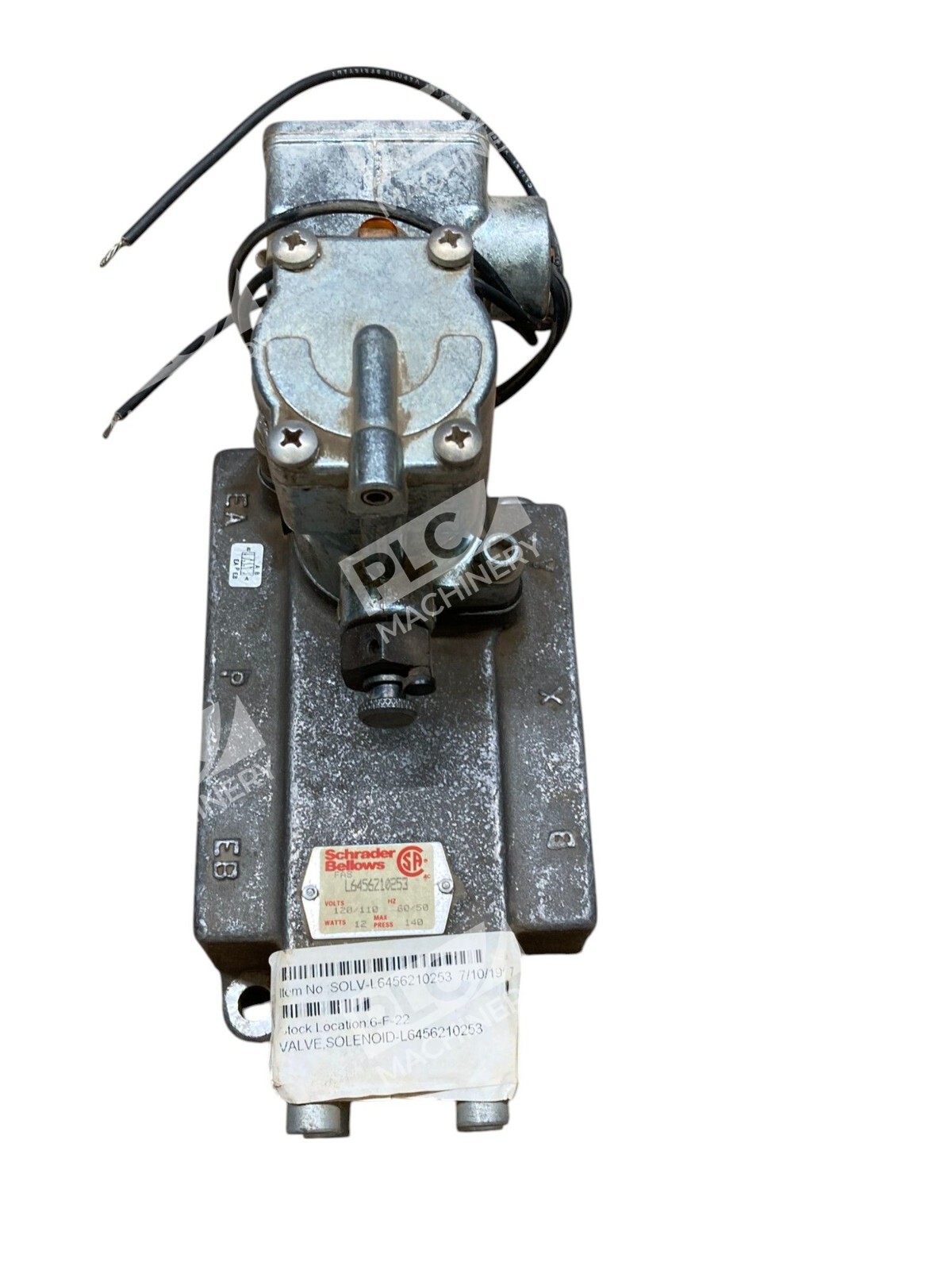 L7053360453 - Parker - 12W 120/110V 60/50Hz Mpress140 Solenoid Valve L6456Z1025 - Image 3