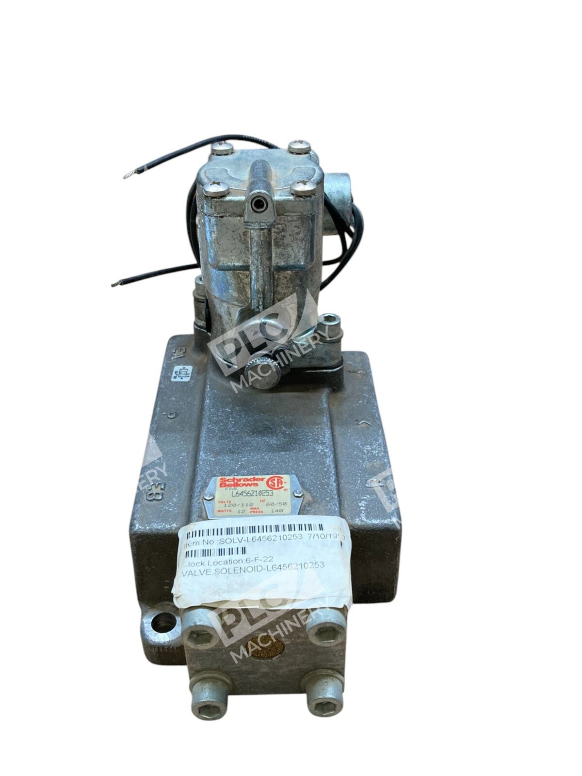 Schrader Bellows L6456Z10253 - L7053360453 - Parker - 12W 120/110V 60/50Hz Mpress140 Soleno