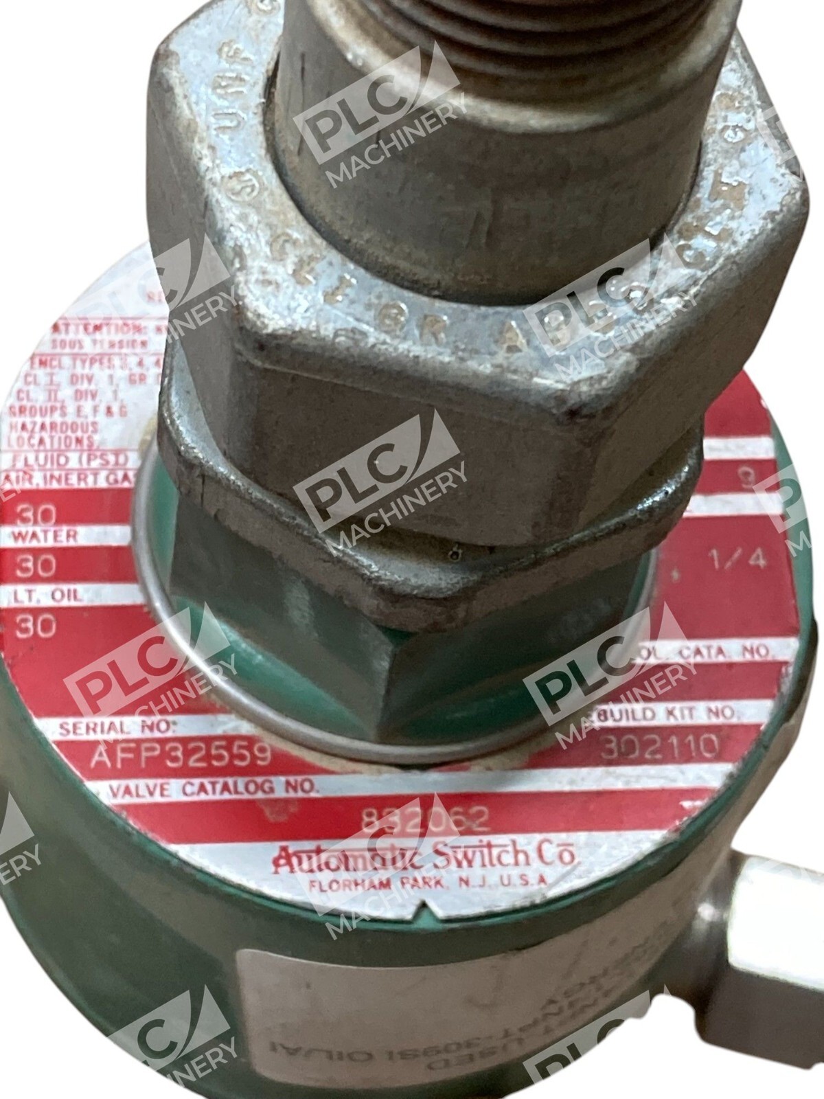 Asco 832062T Red Hat 1/4NPT 309SI ASC510 Solenoid Valve - Image 7