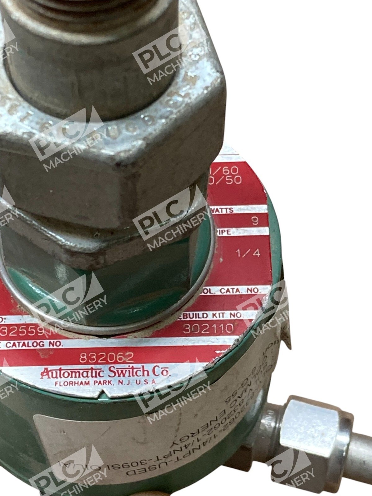 Asco 832062T Red Hat 1/4NPT 309SI ASC510 Solenoid Valve - Image 8