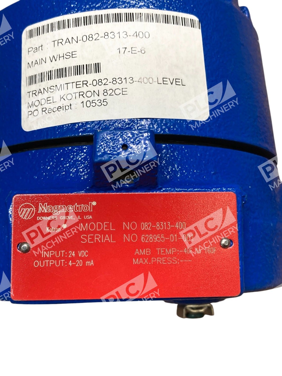 Magnetrol 24V 4-20mA Kotron 82CE Transmitter 082-8313-400 - Image 8