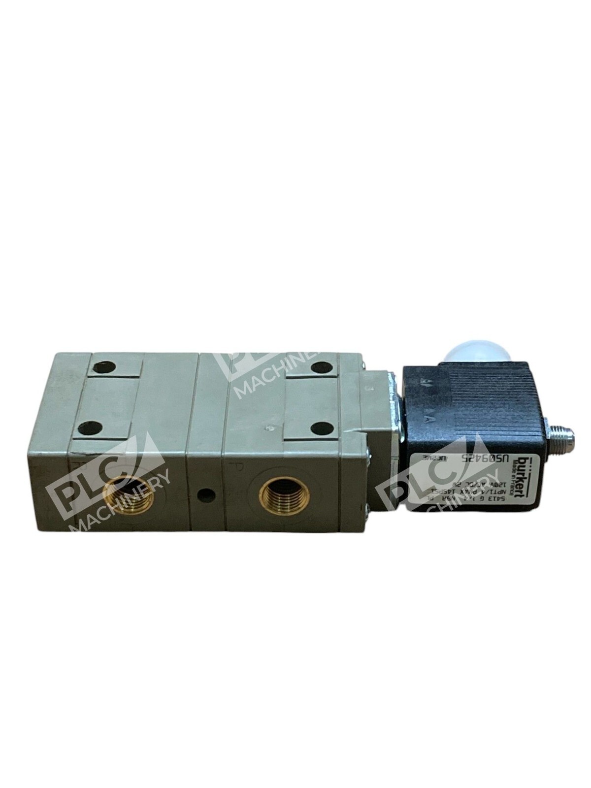 Burkert US09425 120VAC/DC 2W NPT1/4 Pmax 145PSI Solenoid Valve 5413 G 1/4 NBR PL - Image 3