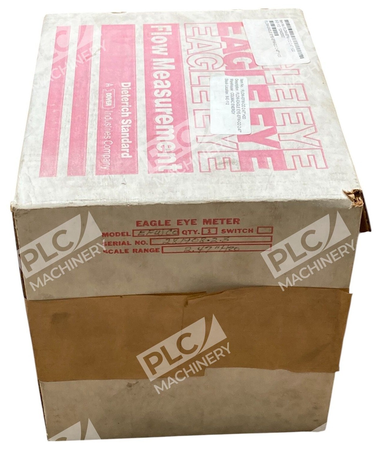 Eagle Eye 2.47"H2O 0-50S.C.F.H.x1000 DP/Flow Meter EFW-C0-5095 - Image 2
