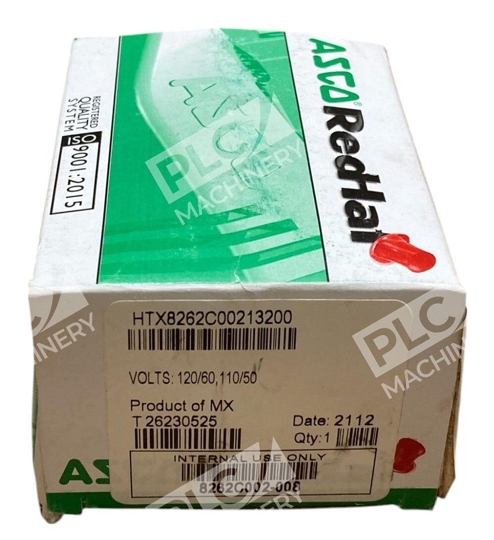 ASCO 120/60 110/50 T26230525 1/8" 150PSI 8.1W Solenoid Valve HTX8262C00213200 - Image 2