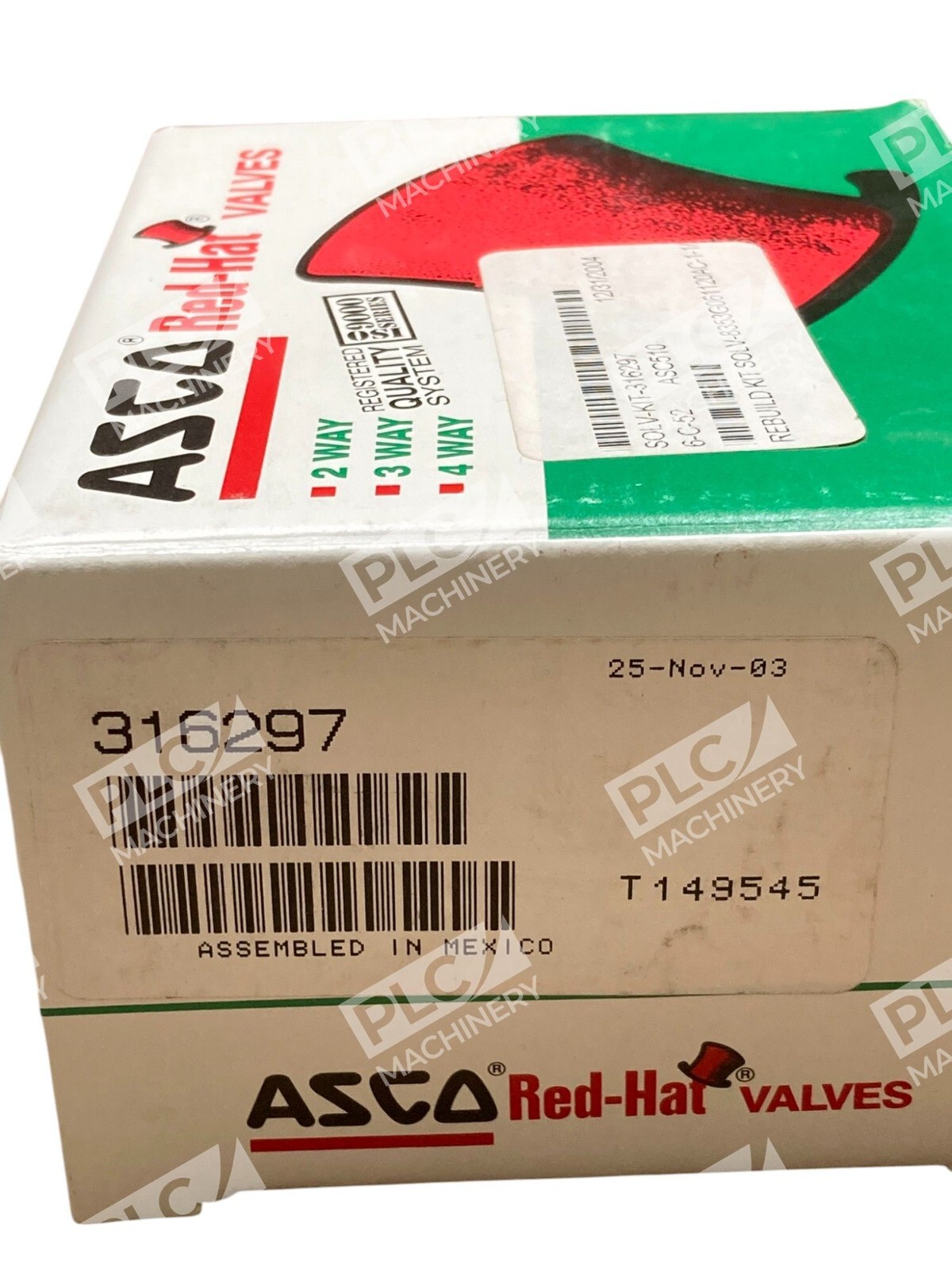 ASCO Red Hat Valve Rebuild Kit 316297 - Image 3