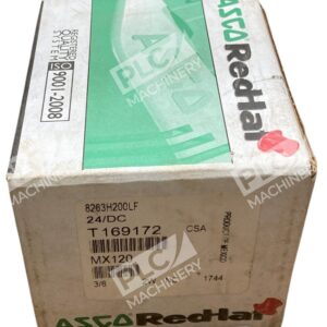 ASCO 8263H200LF - ASCO Red Hat 24/DC T169172 3/8 2W Solenoid Valve 8263H200LF