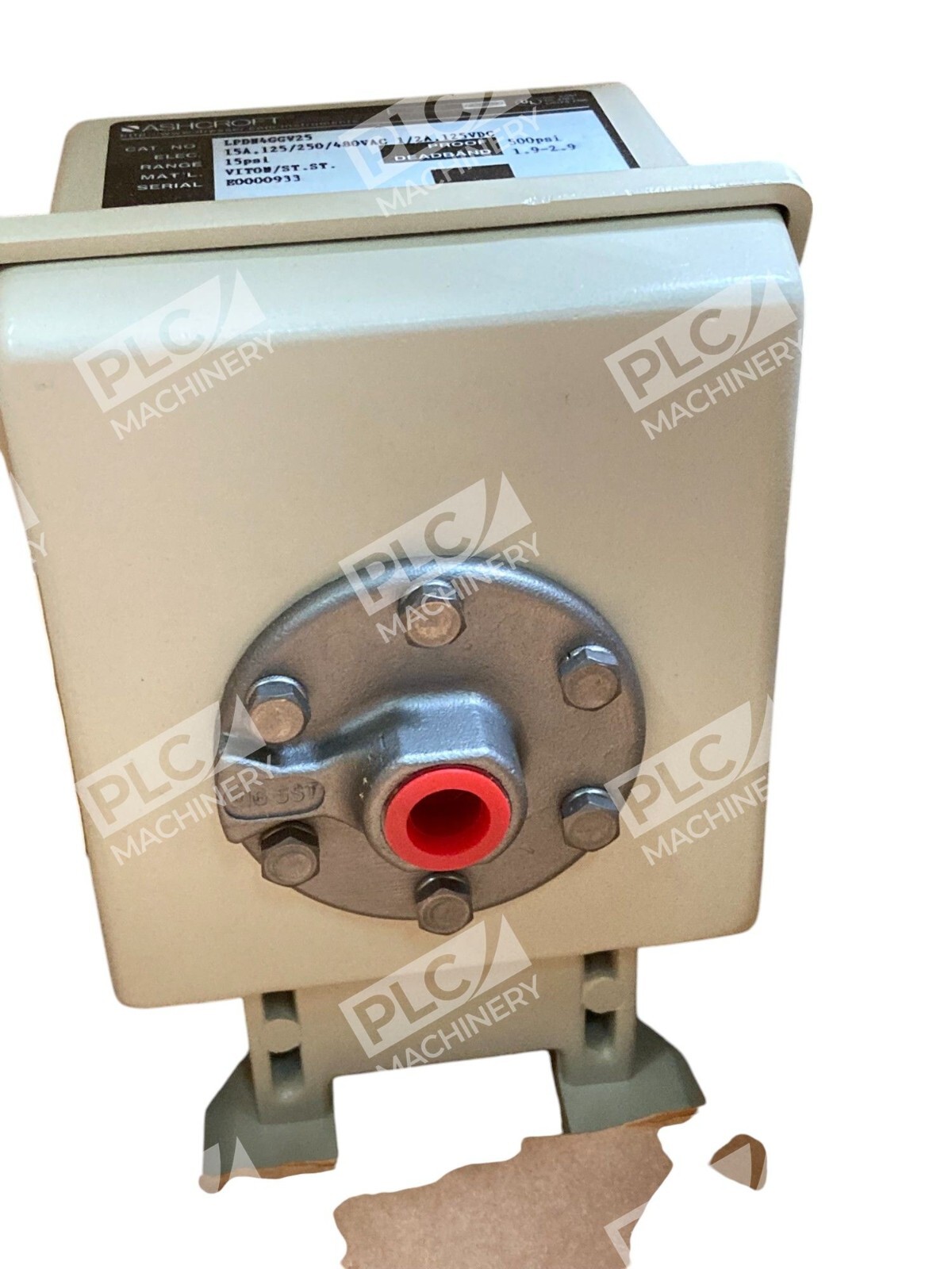 Ashcroft Dresser Viton 15A 0.5A 15PSI 500PSI Pressure Switch LPDN4GGV25 - Image 4