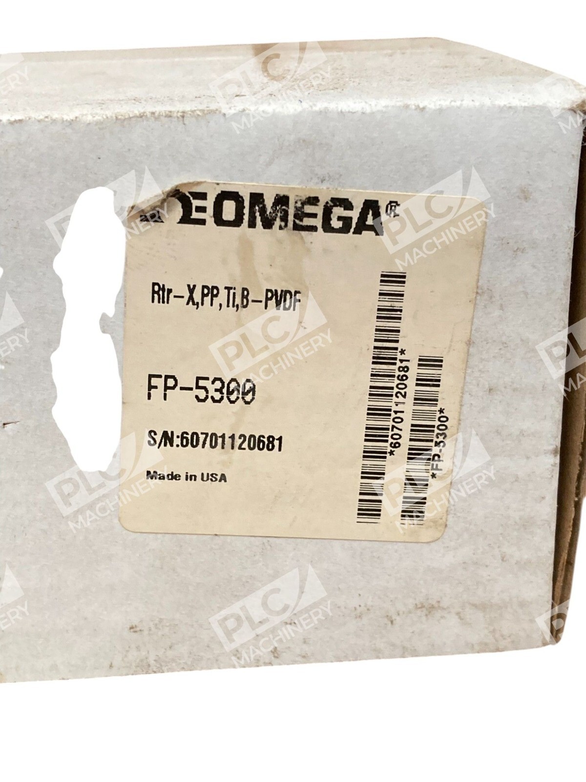 Omega Rtr-X PP Ti B-PVDF Flow Sensor Meter FP-5300 - Image 4