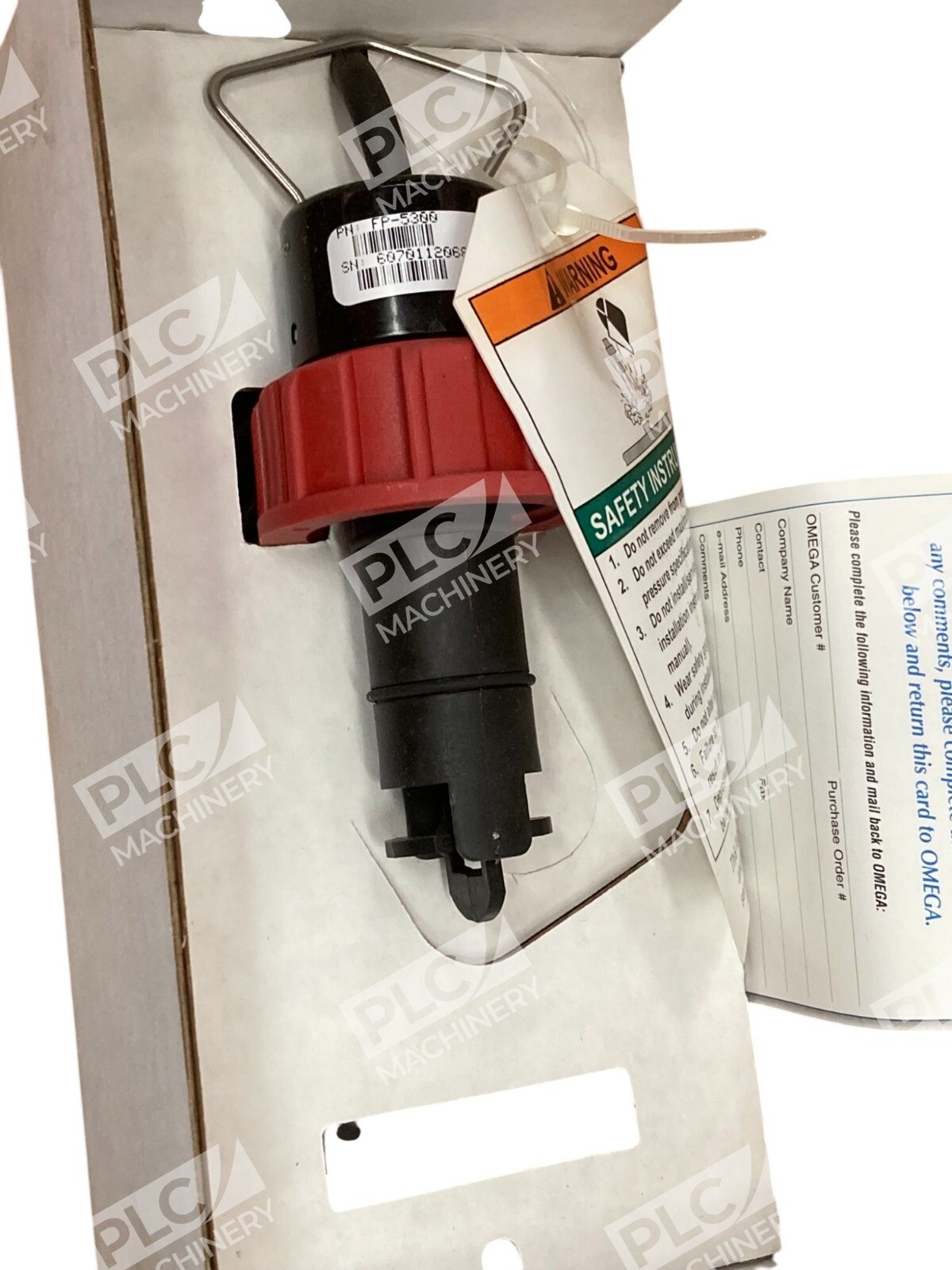 Omega Rtr-X PP Ti B-PVDF Flow Sensor Meter FP-5300 - Image 5