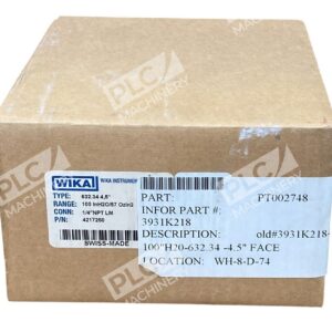 Wika 4217250 - Wika Instruments 632.34 4.5" 100InH2O 57OzIn2 1/4"NPT LM Pre