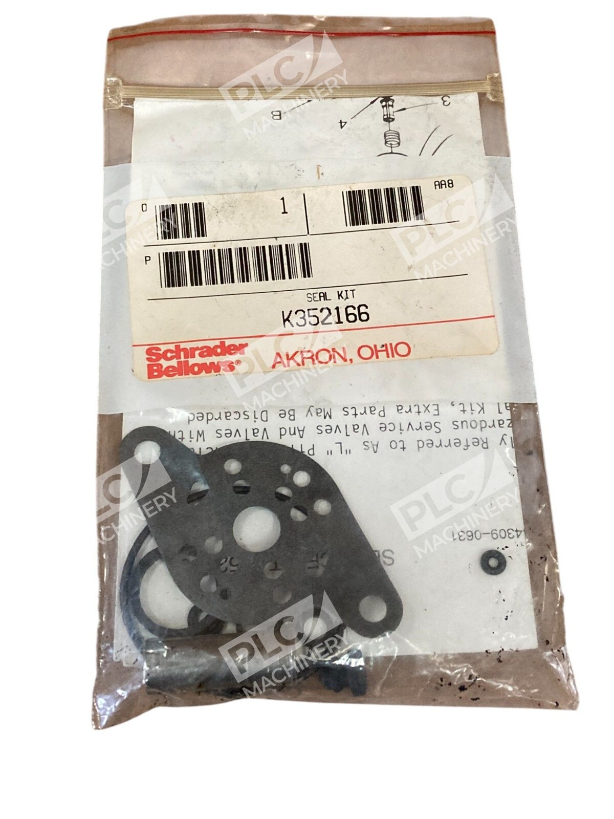 Schrader Bellows K352166 - Schrader Bellows Service Seal Kit K352166