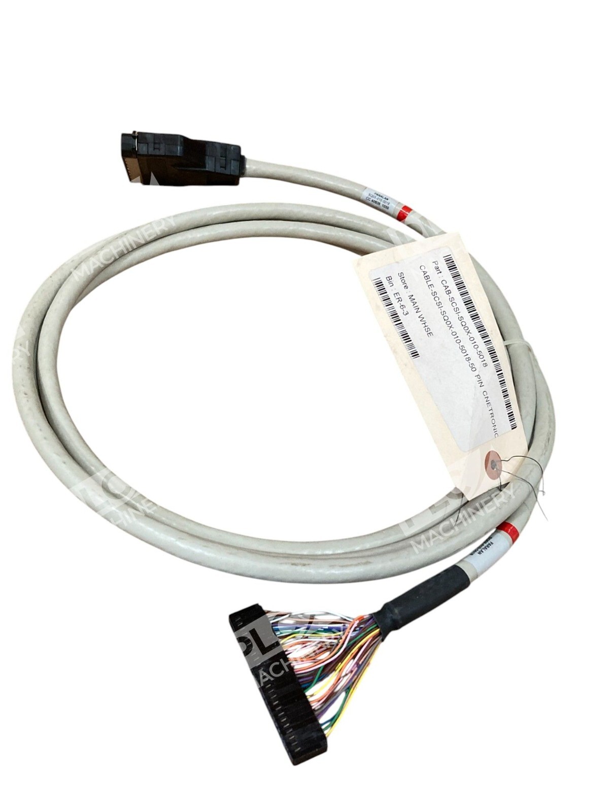 Paralan SQ0X-010-5018 - Paralan CC 40926 1030 SCSI Cable 50 Pin Cnetronic SQ0X-010-5