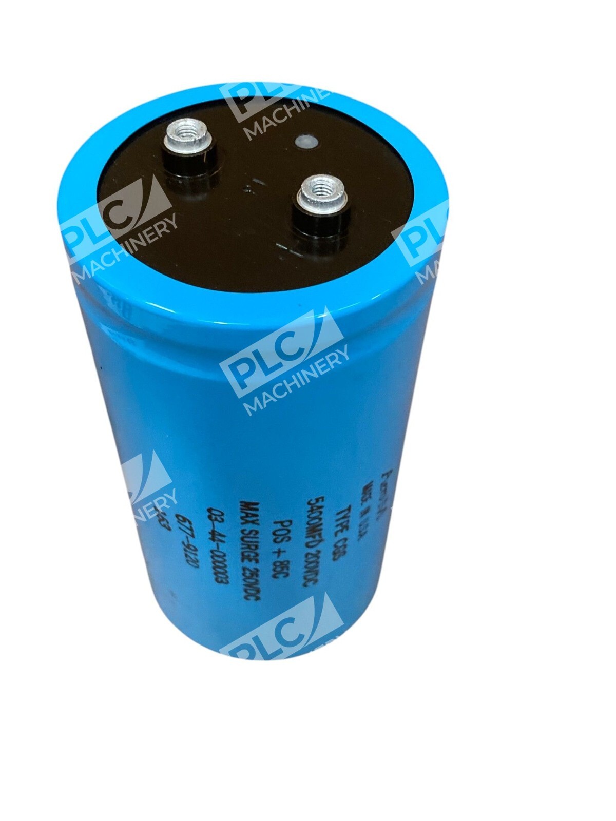 Aero M 03-44-000003 Type CGS 5400MFD 200VDC 250VDC Capacitor 677-9120 - Image 3