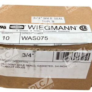 Hubbell WAS075 - Hubbell Wiegmann Oil Tight Hole Seals Gasketed 3/4" Holes WA