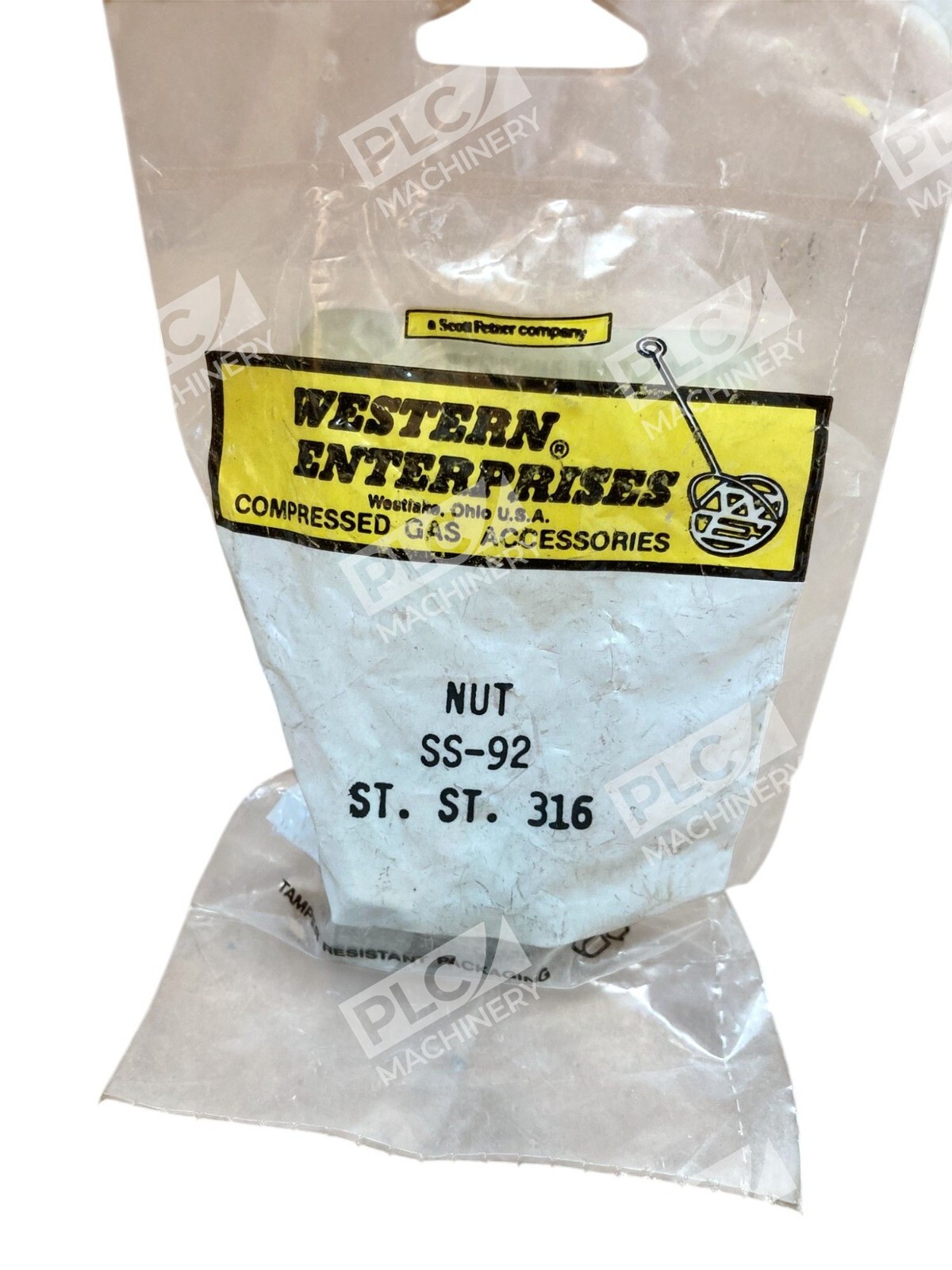 Western Enterprises Compressed Gas Accessories ST. ST. 316 Nut SS-92 - Image 2